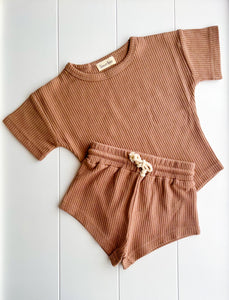 Brown Waffle Set