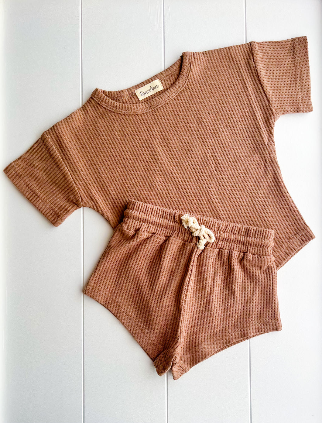 Brown Waffle Set