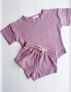 Lilac Waffle Set