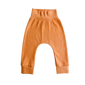 Apricot Ribbed Leggings