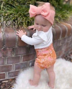 Brown Daisy Shell Bummies