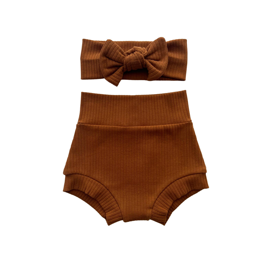 Toffee Ribbed Bummies