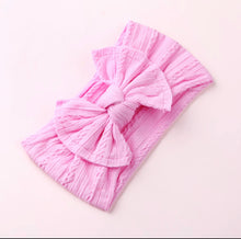 Load image into Gallery viewer, Top Knot Bow Headbands