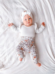 Leggings - Peach Floral