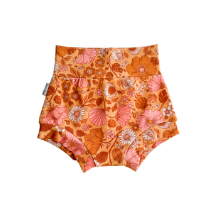 Brown Daisy Shell Bummies