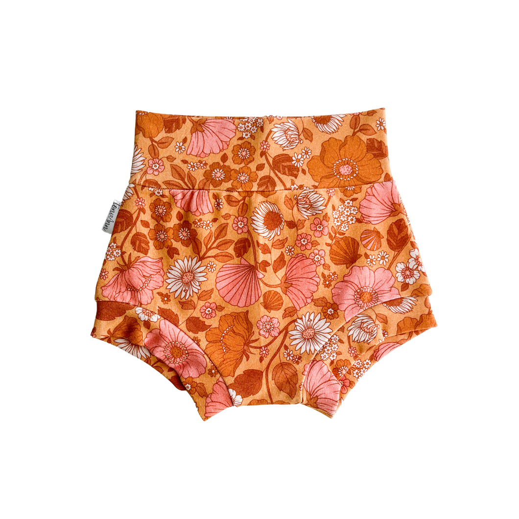 Brown Daisy Shell Bummies