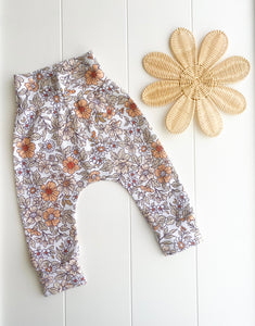 Leggings - Peach Floral