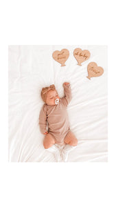 Long Sleeved Romper - Cream