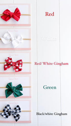 Christmas Bow Headbands