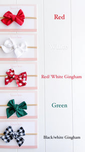 Christmas Bow Headbands