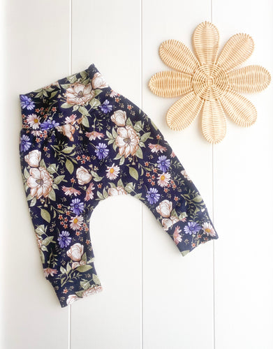 Leggings- Navy Floral
