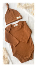 Load image into Gallery viewer, Long Sleeved Romper- Toffee