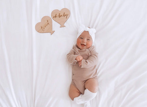 Long Sleeved Romper - Light Rose Beige