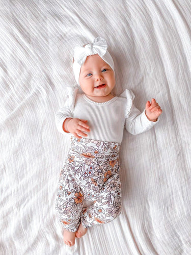 Leggings - Peach Floral