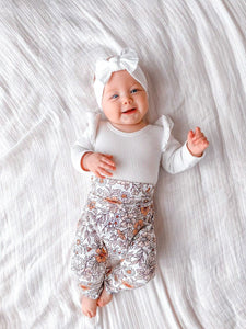 Leggings - Peach Floral